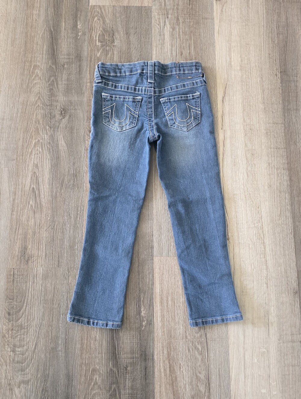True Religion Todfler Kids Light Blue Straight-Leg Jeans Size 6